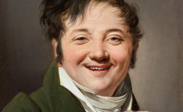 Louis-Léopold Boilly, Self-portrait as Jean laughing, circa 1808-1810. Private collection